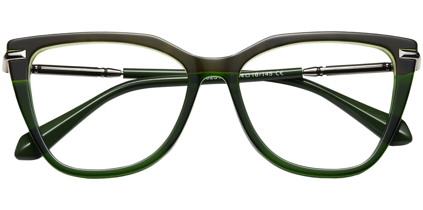 Acetate Cat Eye Frame F7653