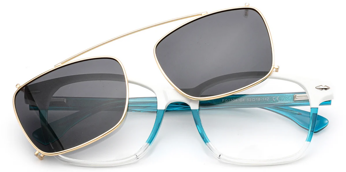 Acetate Rectangle Frame F6832