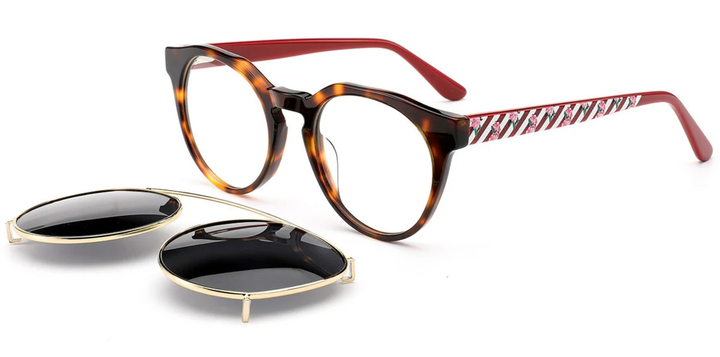 Acetate Round Frame F6622