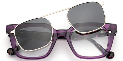 Acetate Square Frame F6814
