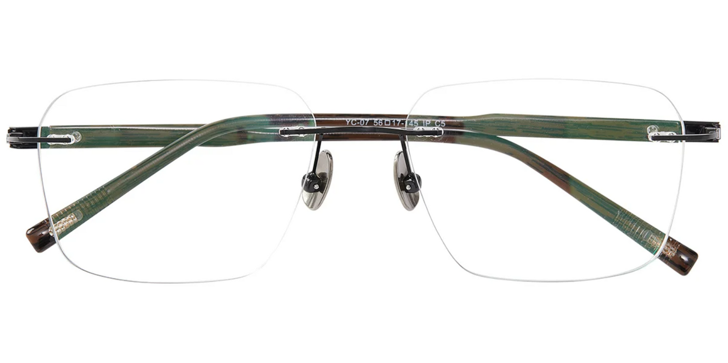 Rimless Square Frame F7452