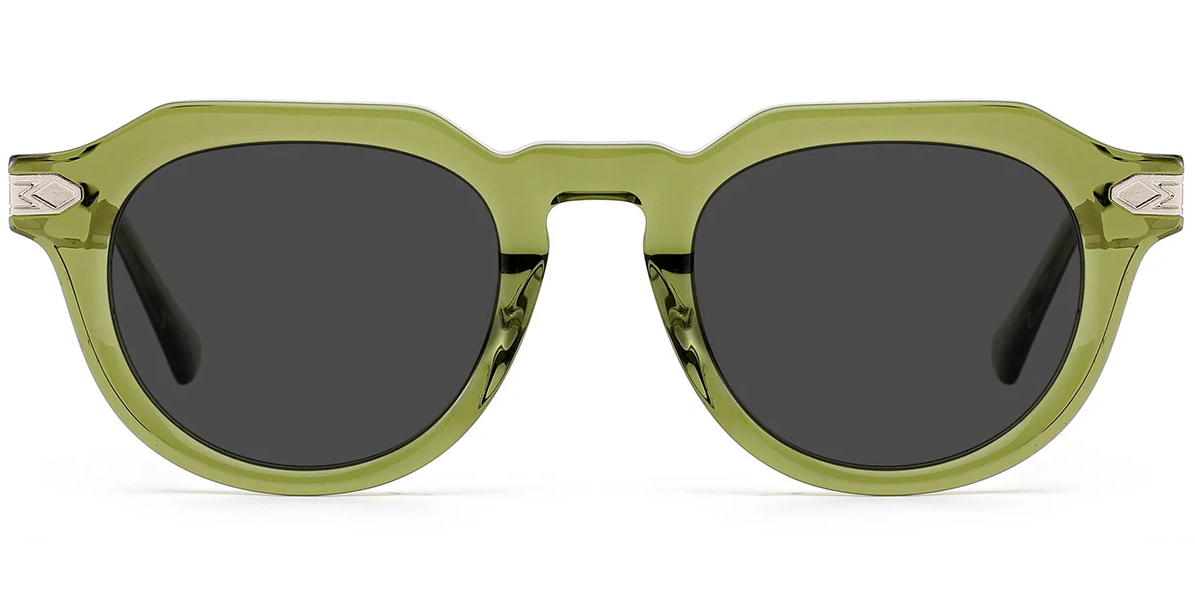 Lunettes de soleil ovales en acétate SG7871