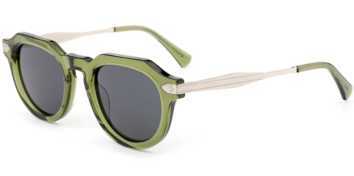 Lunettes de soleil ovales en acétate SG7871